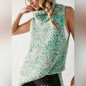 Free People Faye Sweater Vest NWT